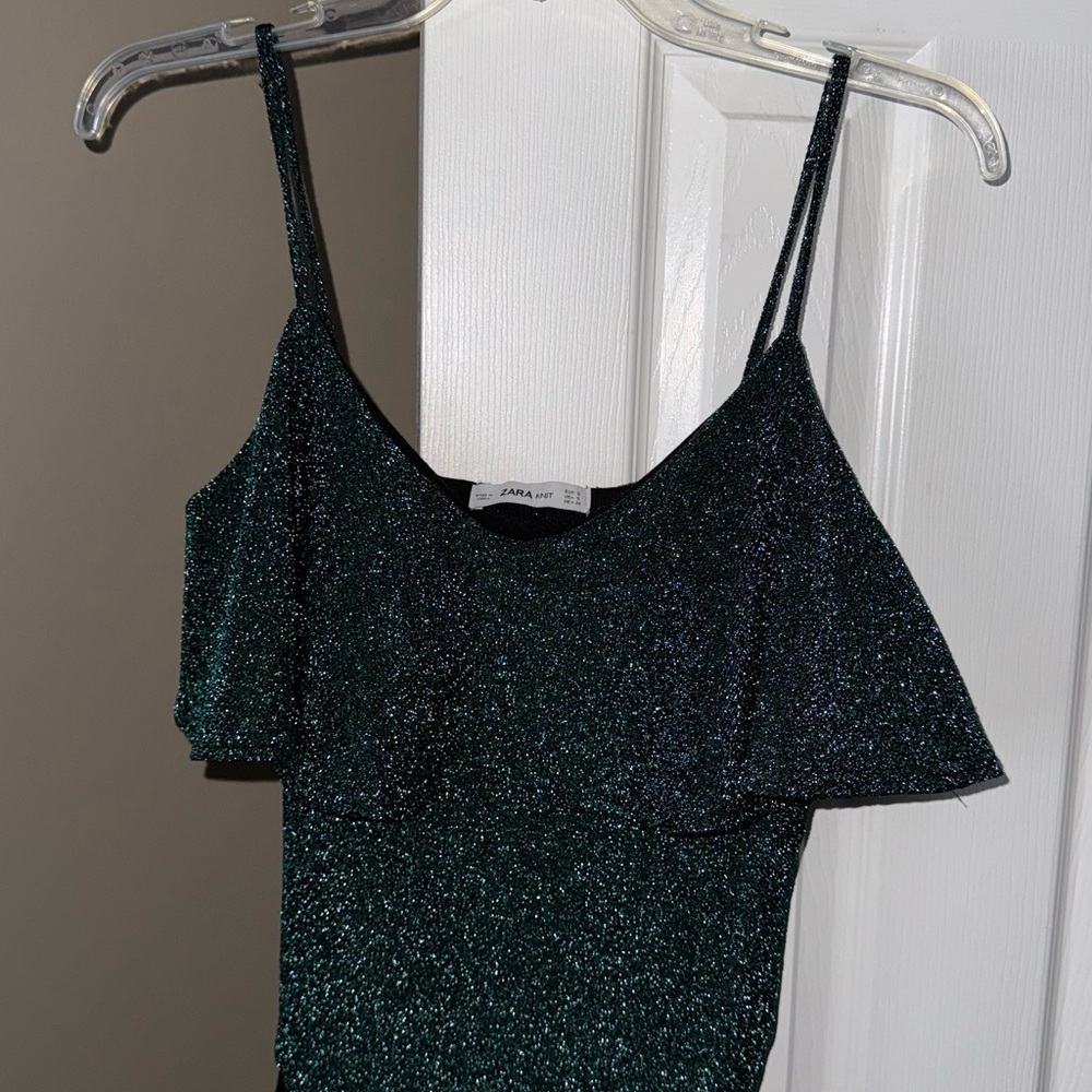 Zara Sparkling Green Bodysuit